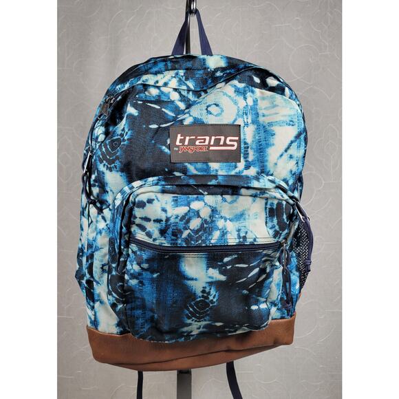 Trans by Jansport Backpack 18" Indigo SuperBreak Padded Laptop Sleeve School Bag - Picture 9 of 16
